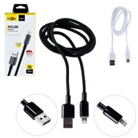 Кабель KLGO USB to Lightning 3A 1.0м