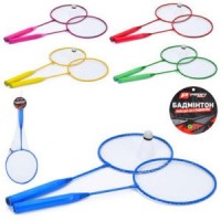 Бадминтон железный (ракетки 2шт, волан, сетка) 56.5см