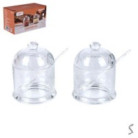 Сахарница с ложкой 2шт/наб 300мл