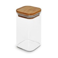 Банка с бамбуковой крышкой Банка с бамбуковой крышкой