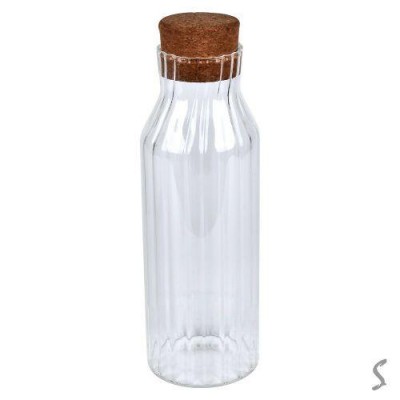 Графин стеклянный с корковой крышкой 1.2л