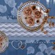 Клеенка ПВХ 3-хсл. глянцевая на ткан.основе Glossy 1.37*20м