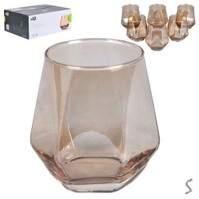 Стакан низкий "Crystal" 6шт/наб 310мл