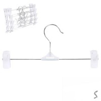 Вешалка для брюк с прищепками 10шт/уп 26.5см