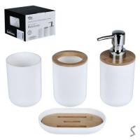 Набор для ванной 4пр/наб 16*16*11см