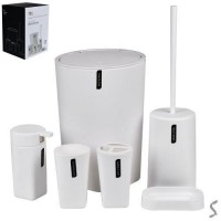 Набор для ванной 6пр/наб 21*21*28см