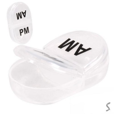 Органайзер для таблеток 2шт/уп 2отд 6.7*4.5*2см