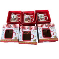 Чашка новогодняя с ложкой "Happy Christmas" 230мл	