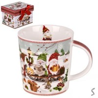 Чашка новогодняя "Christmas stories" 320мл	