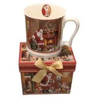 Чашка новогодняя "New Year's gifts" 420мл	