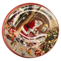Тарелка новогодняя "New Year's gifts" 2шт/наб 10" (25.5см)	