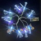 Гирлянда светодиодная "Бабочки" 2м 10led (2AA)