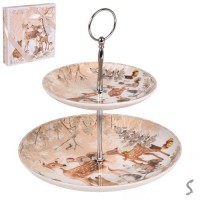 Фруктовница новогодняя "Bambi" 2яр 15.5/23см	