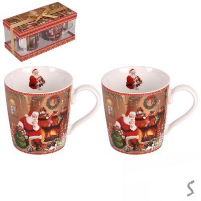 Чайный набор "New Year's gifts" 2пр/наб 370мл (2чашки)