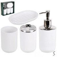 Набор для ванной 4пр/наб 25*22*7см