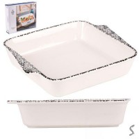 Форма для запекания керамика "Stains" 750мл 19.5*16.5*4см	
