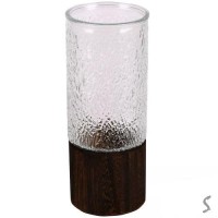 Ваза стеклянная 10*26см