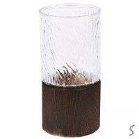 Ваза стеклянная 10*20см