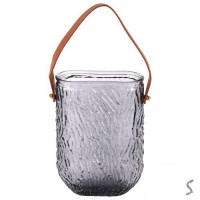 Ваза стеклянная 18*13см