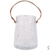 Ваза стеклянная 16*10см