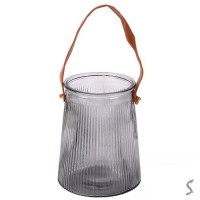 Ваза стеклянная 16*10см