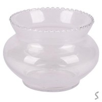 Ваза стеклянная 14см