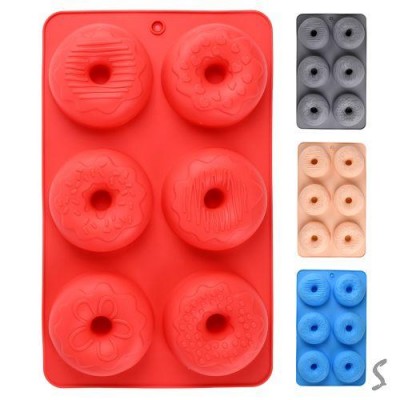 Форма силикон "Donuts" 6шт/л 27.5*16.5см Форма силикон "Donuts" 6шт/л 27.5*16.5см