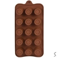 Форма силикон для конфет "Sweets" 15шт/л 20.5*10.3см	