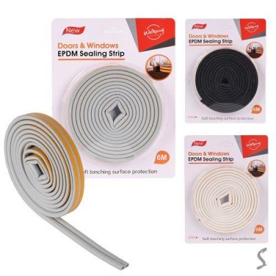 Уплотнитель для окон и дверей 6м*9мм*6мм