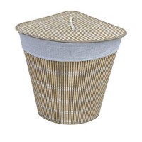 Корзина для белья складная угловая 48*35*60