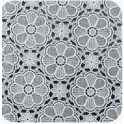 Клеенка ПВХ Lace белая 1.37*20м