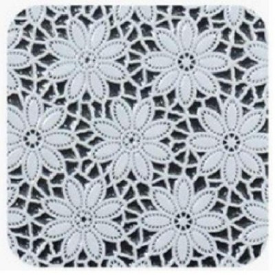 Клеенка ПВХ Lace белая 1.37*20м