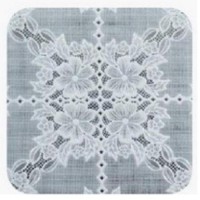 Клеенка ПВХ Lace белая 1.37*20м