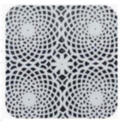 Клеенка ПВХ Lace белая 1.37*20м