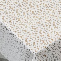 Клеенка ПВХ Lace белая 1.37*20м