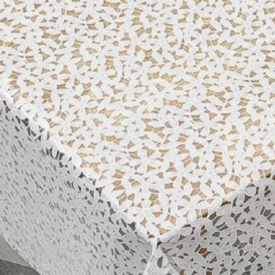 Клеенка ПВХ Lace белая 1.37*20м