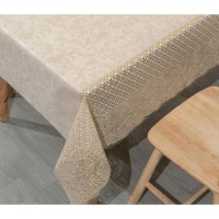 Клеенка ПВХ Lace бежевая 1.37*20м