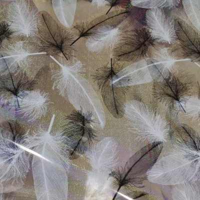 Клеенка жидкое стекло с голографич.рисунком Laser 0.80*20м