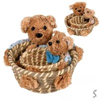 Корзина для хранения пасхальная 2шт/наб 13/19см Корзина для хранения пасхальная 2шт/наб 13/19см