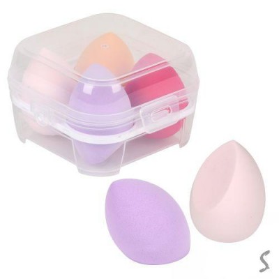 Спонжи для макияжа 4шт/уп 9.5*6.5см Спонжи для макияжа 4шт/уп 9.5*6.5см