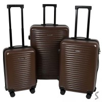 Чемодан пластик 20/24/28 3шт/наб