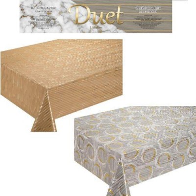 Клеенка ПВХ без основы двусторонняя Duet 1.37*20м Клеенка ПВХ без основы двусторонняя Duet 1.37*20м