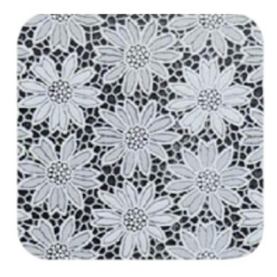 Клеенка ПВХ Lace белая 1.37*20м