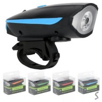 Фонарик аккумуляторный для велосипеда USB 1200mAh 10*5см