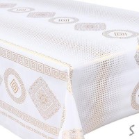 Клеенка ПВХ с тиснением на тканевой основе Holiday 1.37*20м