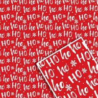 Бумага упаковочная мелованная новогодняя 70*100см 10л/уп