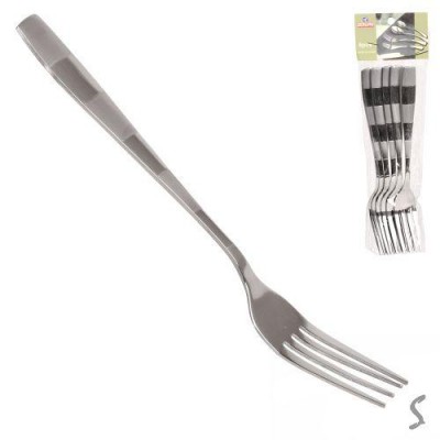 Вилка столовая SS "Zebra" 6шт/уп 20.5см