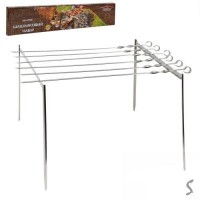 Барбекю-набор в чехле (мини-мангал,6шампуров*60см) 50*0.15см