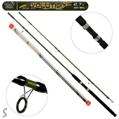 Спиннинг фидер оригинал "Crocodile evolution" 2.7м 180г 2+3к