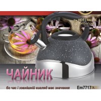 Чайник з свистком сірий граніт Фоно V 3 л ( шт )